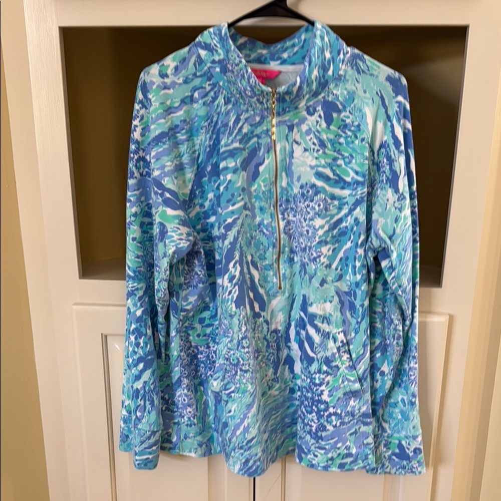 Lilly Pulitzer Blue & Teal Popover